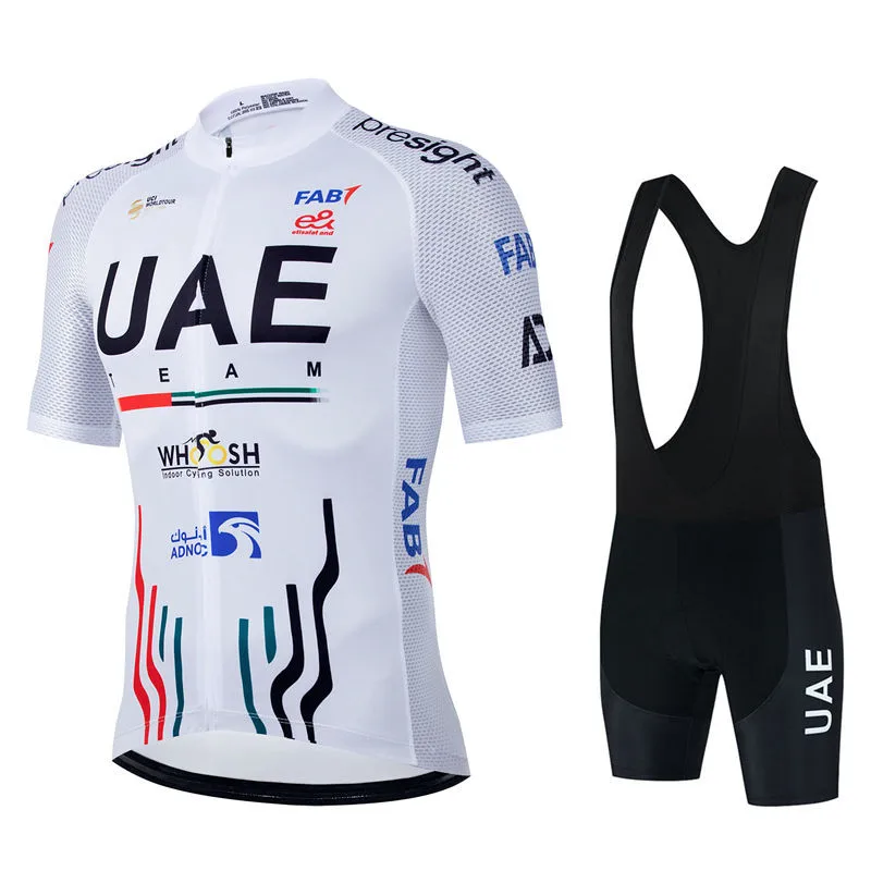 Mountain Biking Uniform - Uae 新プロチーム 2026 サイクリングジャージセットメンズサマーバイクマウンテンユニフォーム Ropa Ciclismo