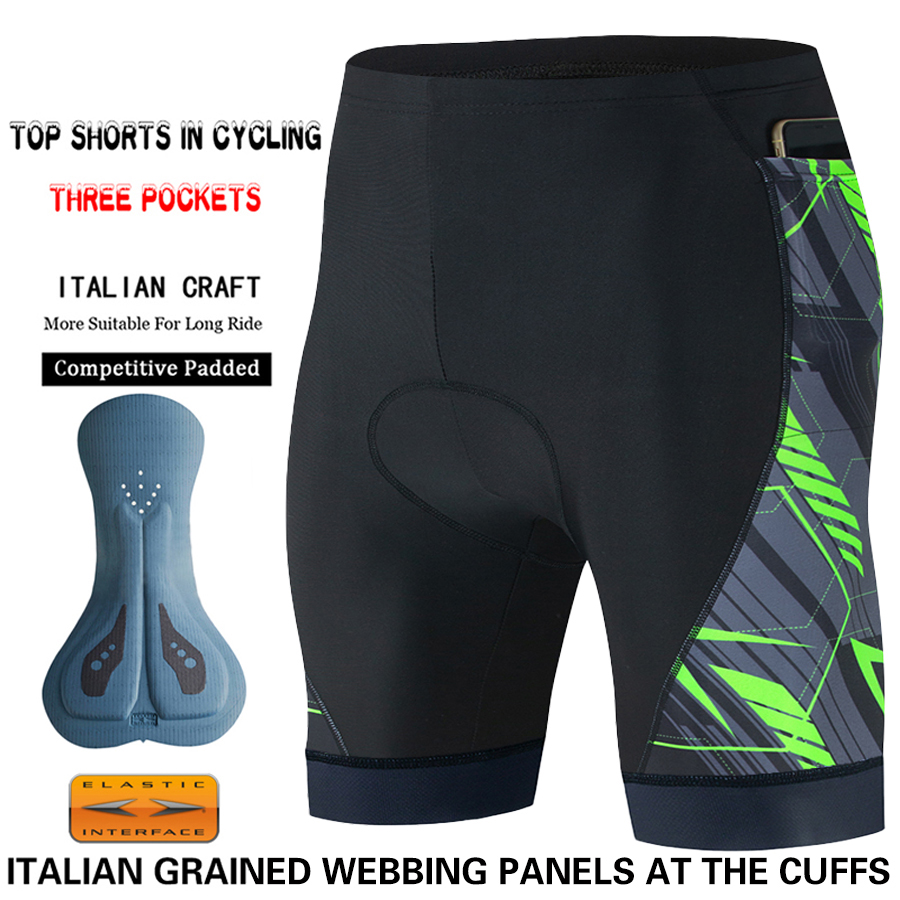 Mountain Biking Body Armour - 3 ポケットメンズサイクリングショーツ MTB マウンテンバイクタイツ自転車服バイクパンツパッド衣装長距離男性ショーツ 6 時間