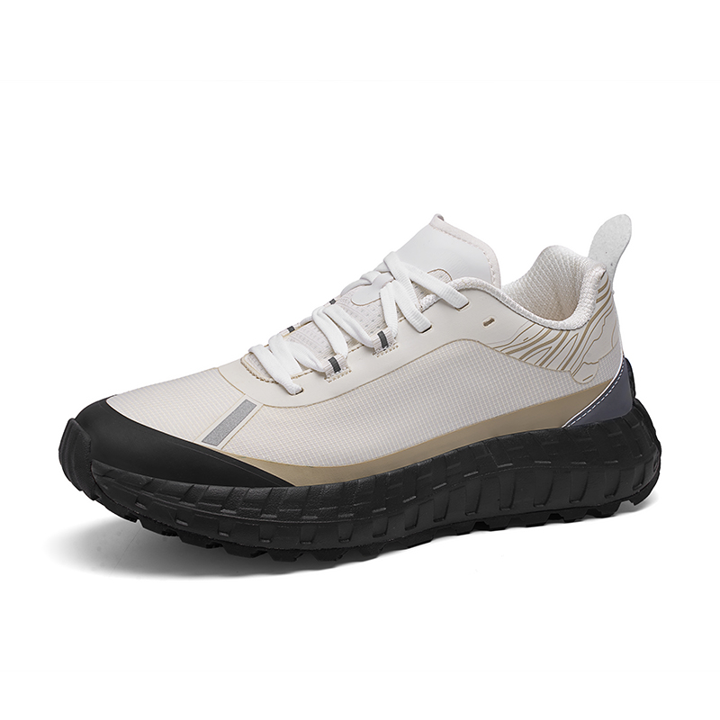 Men'S Mountain Biking Shoes - VIPOL 男性用アウトドアランニングシューズ、高品質クロスカントリースポーツカジュアルシューズ、ネット登山トレンディシューズ