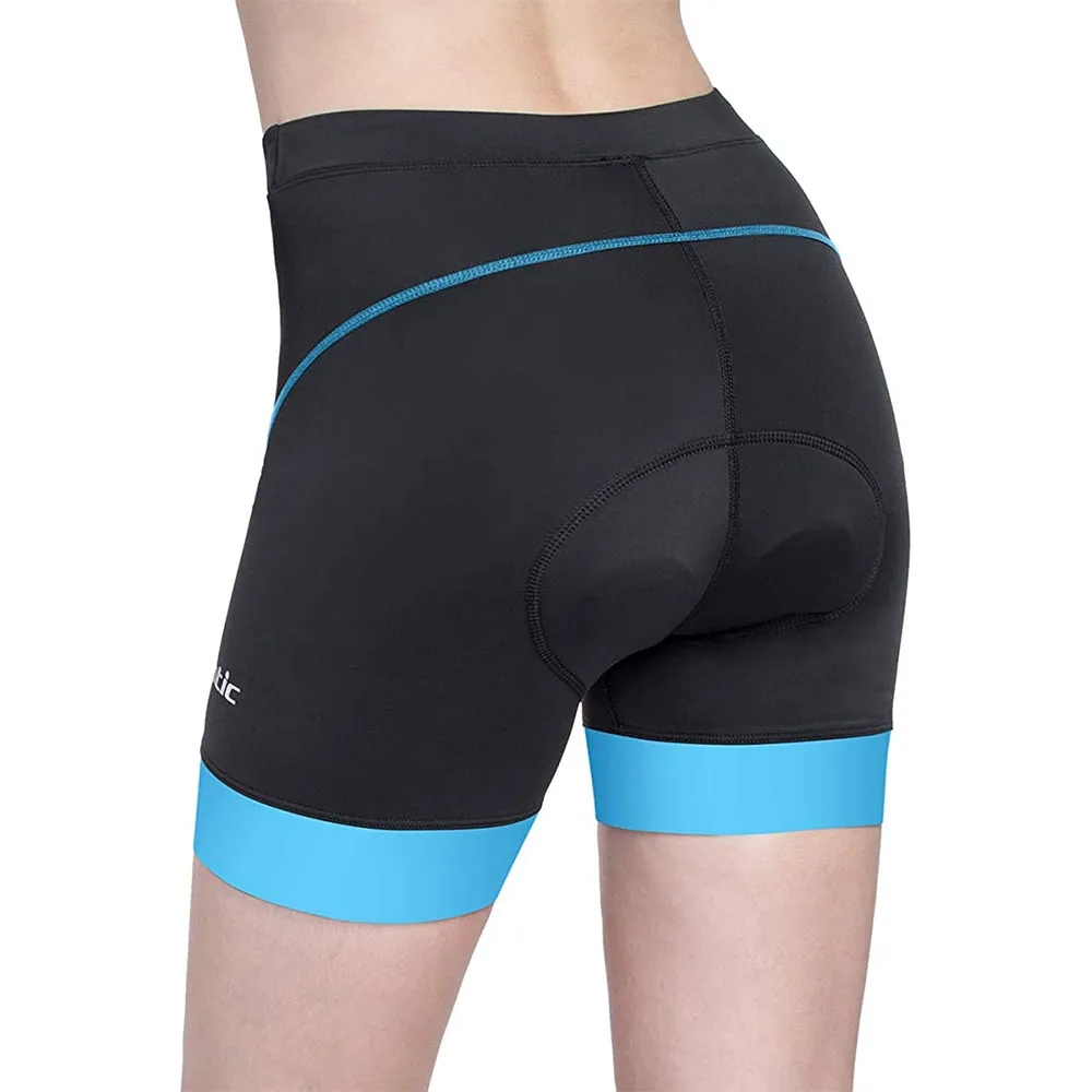 Santic 女性のバイカーショーツ 4D パッド入りサイク - Mountain Biking Body Armour のレビューと価格