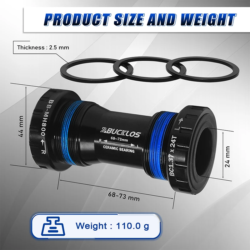 BUCKLOS 自転車ボトムブラケットシールドベアリング 2 - Bottom Bracket Press のレビューと価格