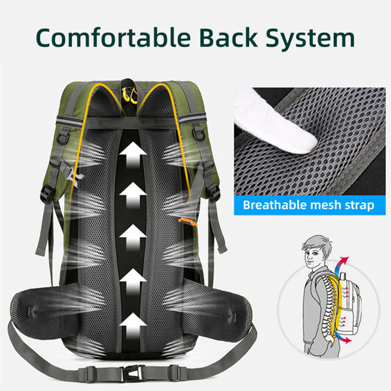 50L 旅行バックパックキャンプ男性大型ハイキングバッグ観光 - Men'S Mountain Biking Shoes のレビューと価格