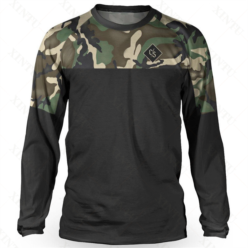 男性用ルーズライダーTシャツ,ダウンヒルマウンテンバイクウェ - Mountain Biking Uniform のレビューと価格