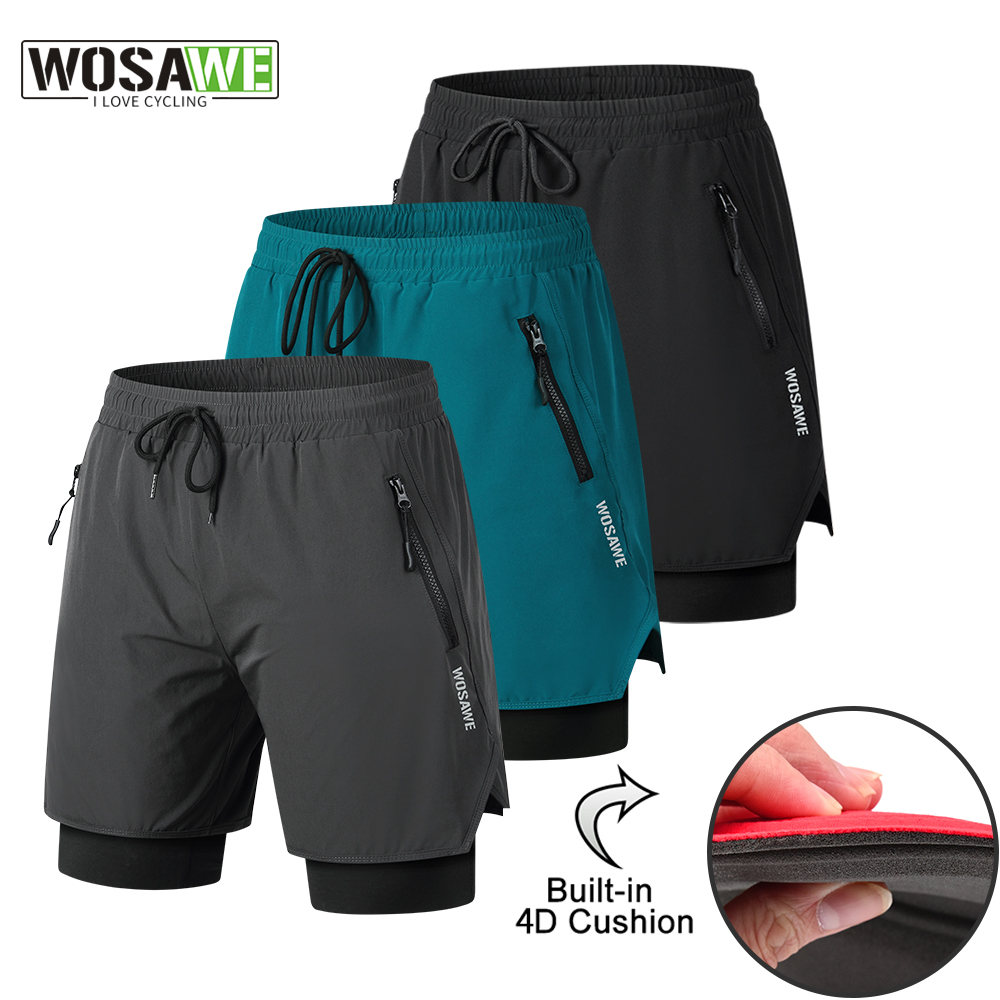 WOSAWE MTB ショーツ夏男性サイクリングショーツ 2 - Mountain Biking Body Armour のレビューと価格