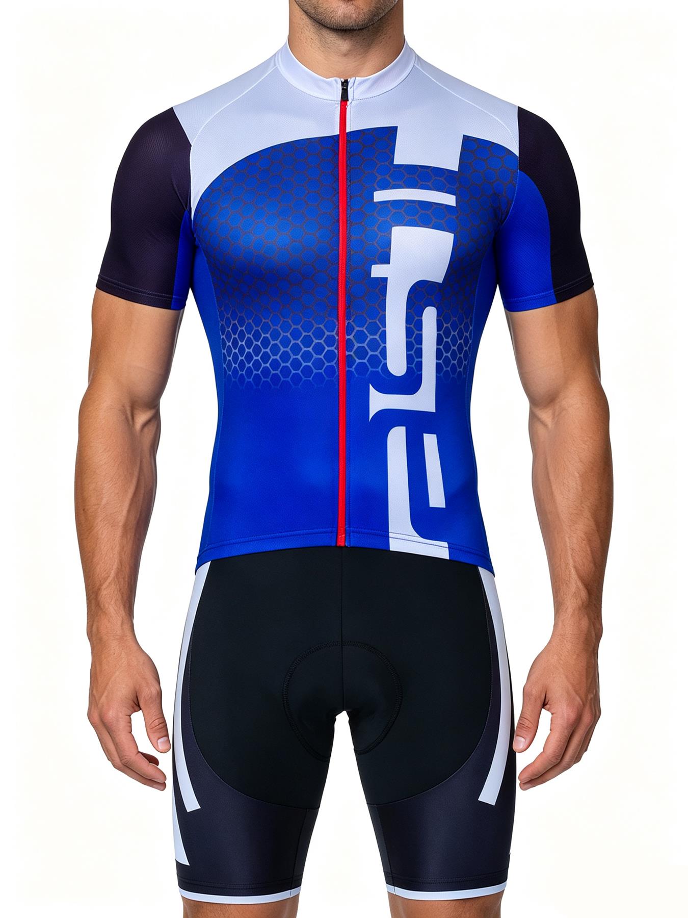 プロチームサイクリングジャージセット夏サイクリングウェアマウ - Mountain Biking Uniform のレビューと価格