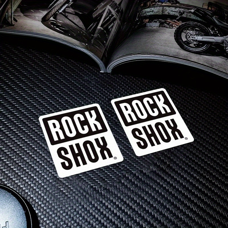 2 ピース/セット Rockshox バイクステッカー、ハイ - Mountain Biking Body Armour のレビューと価格